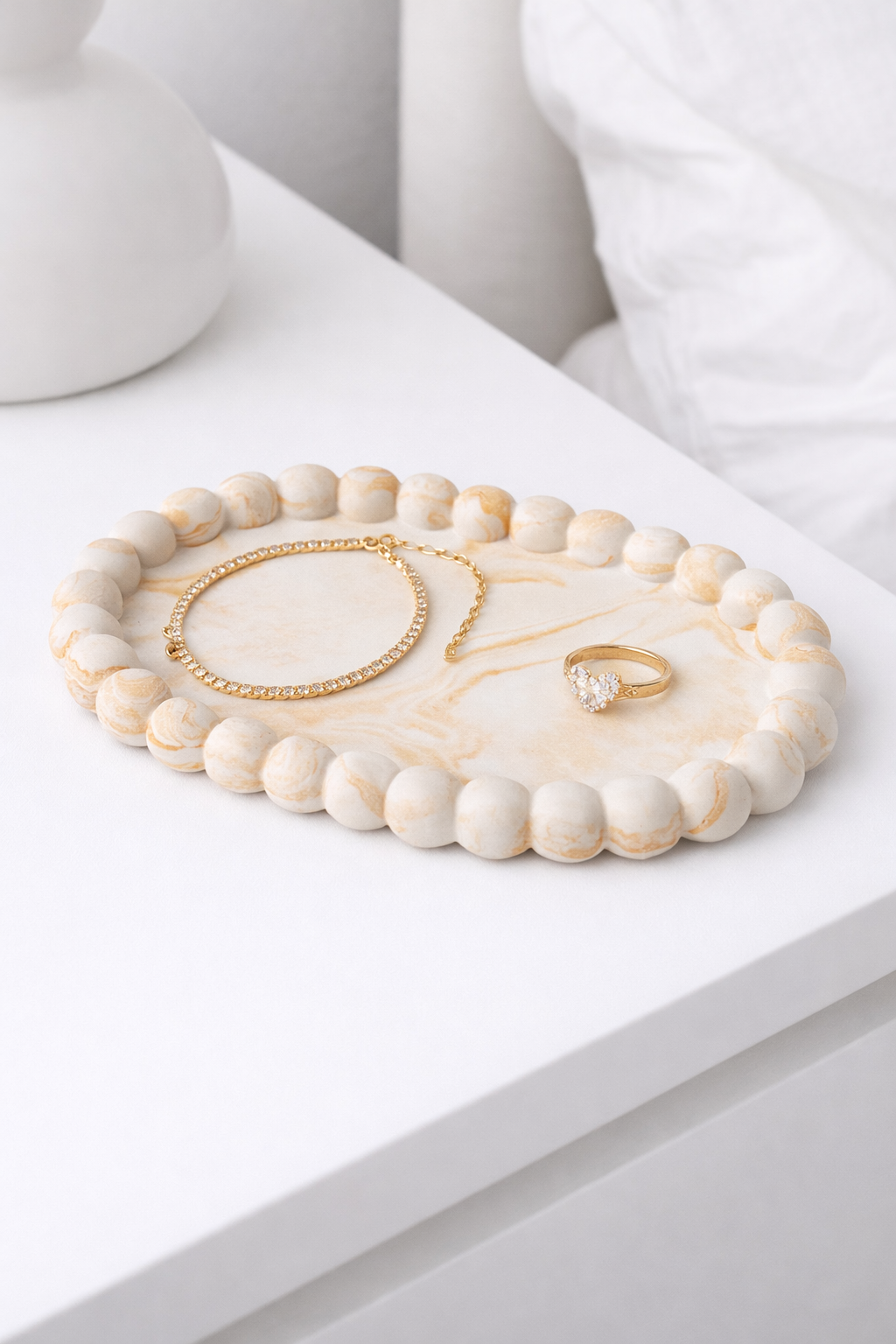 Sieraden bubble plate aardewerk ⏳