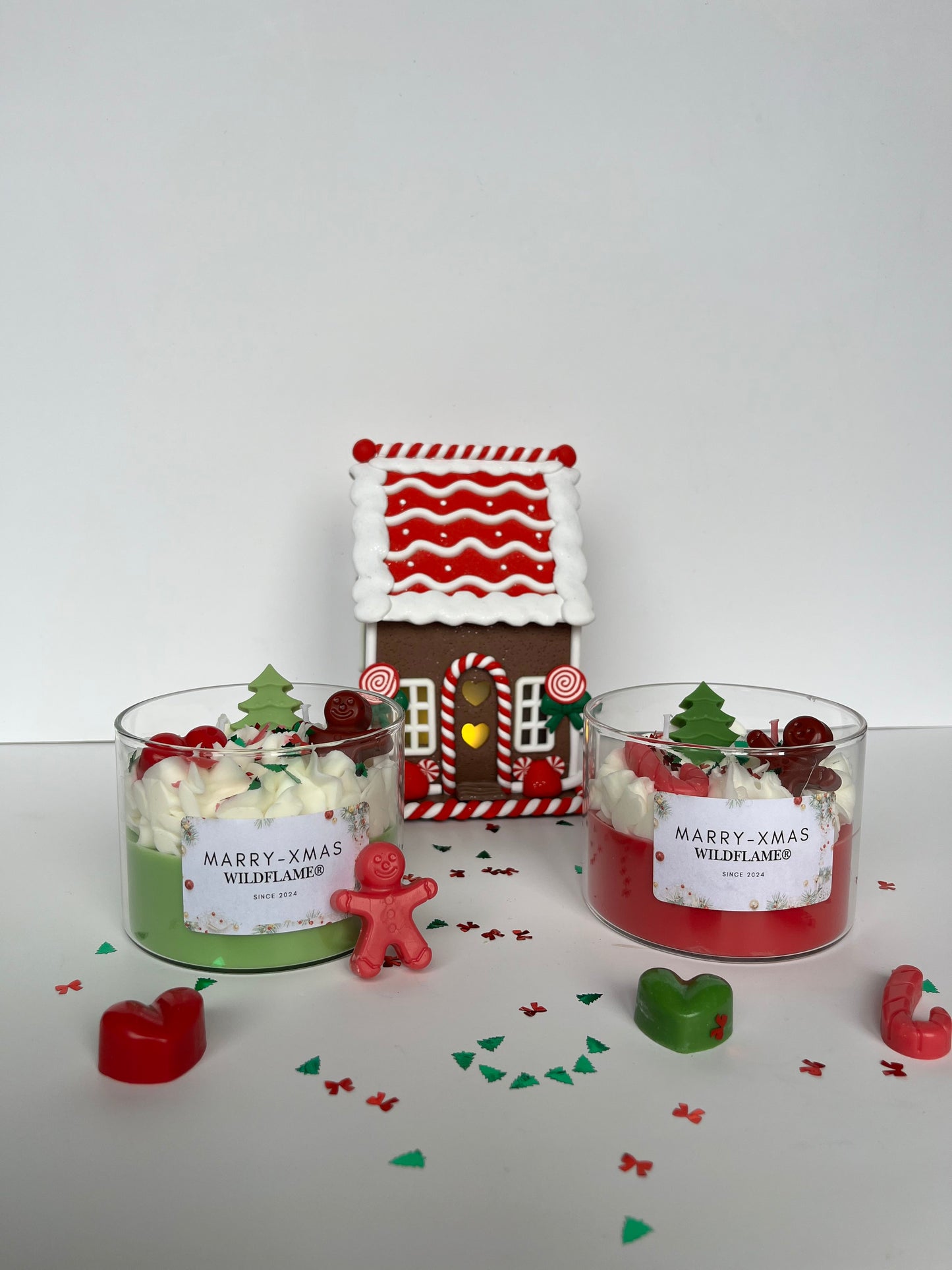 Marry X-Mas Kerst geurkaars | Rood