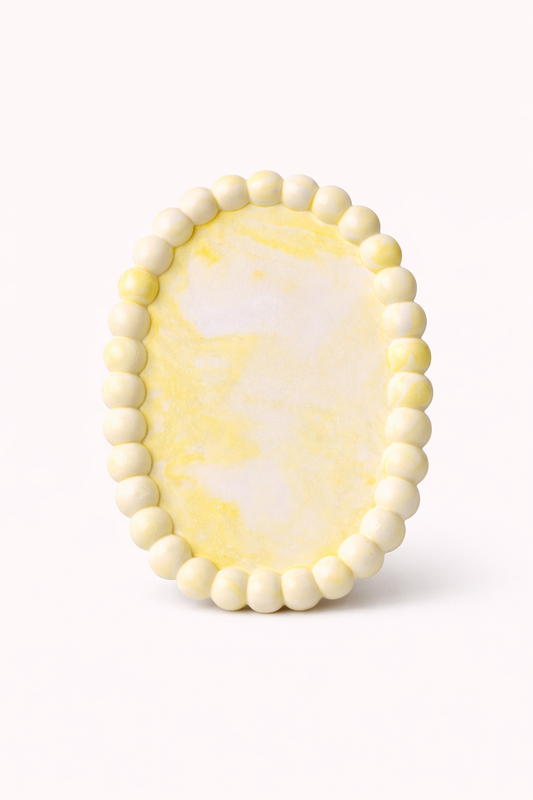 Sieraden bubble plate geel 💛