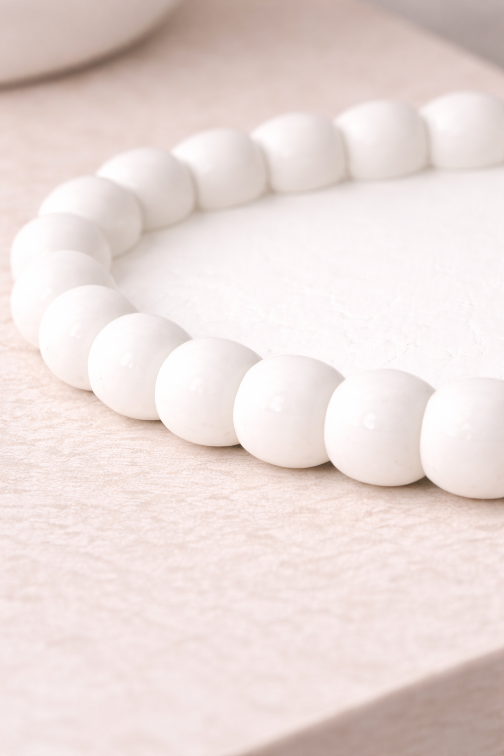 Sierande bubble plate wit🤍